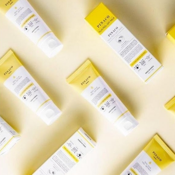 🆕PINACO Real Yuja Peel-Off Face Mask, Blackhead Remover Set of 2 Made in Korea - Picture 7 of 7